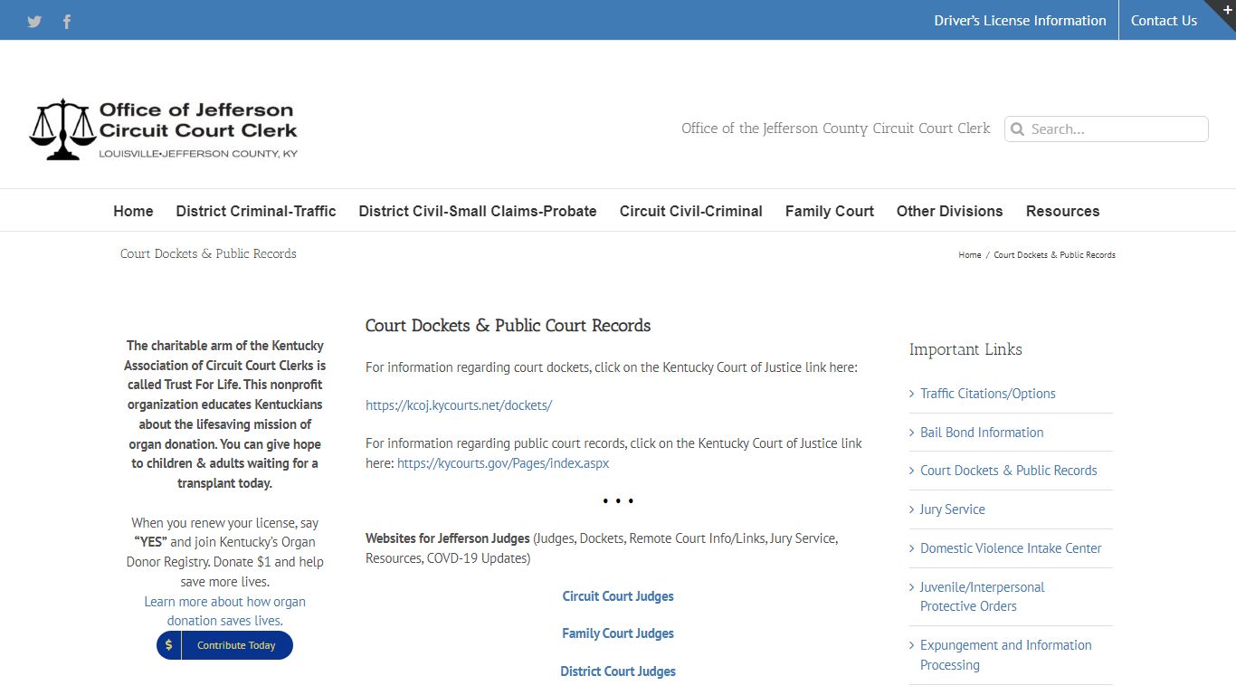 Court Dockets & Public Records - Office of Jefferson Circuit Court ...